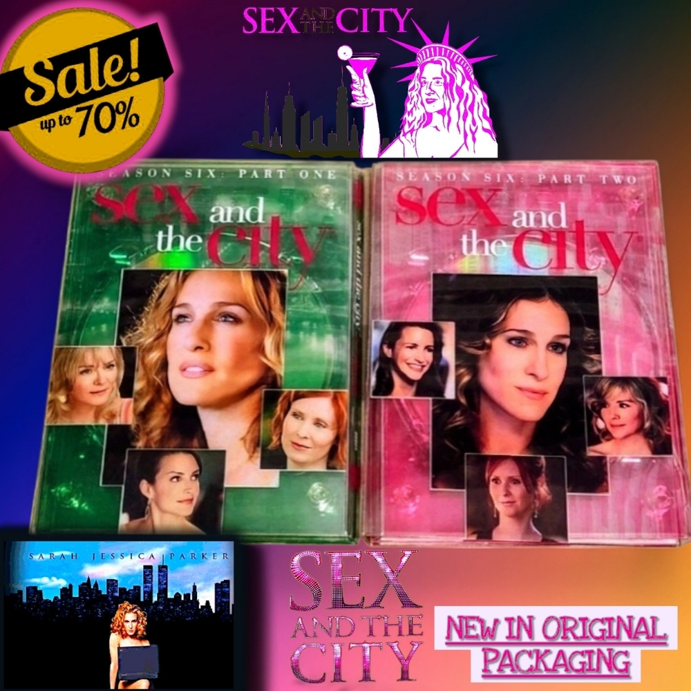 Sex and the City - Season 6 Part One & Two *NEW SEALED JEWEL CASES* 2004 Release